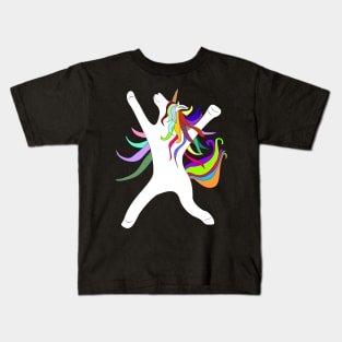 Happy Yippie Unicorn full of joy & happiness Kids T-Shirt